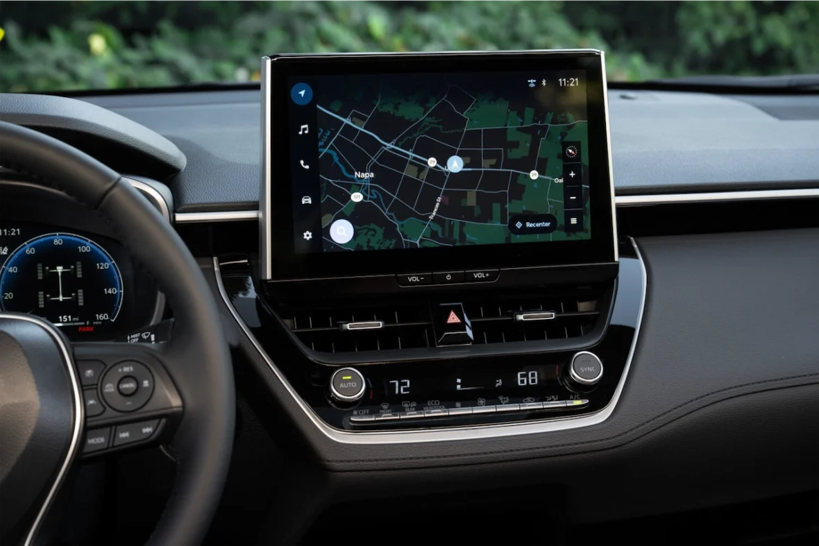 10.5-inch touchscreen in the 2027 Toyota Corolla Cross XLE