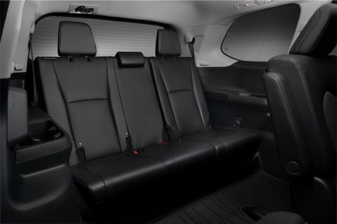 Second-row seating with room for three
