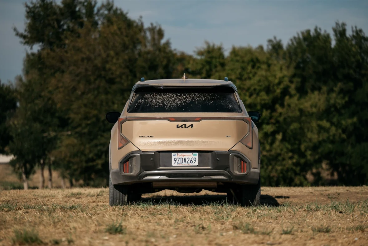 Rear view of the 2027 Kia Seltos X-Line SX AWD