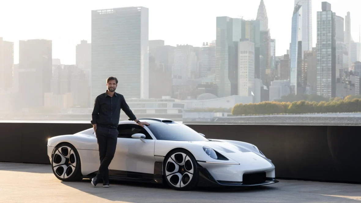 Porsche Mission S on the Queens waterfront