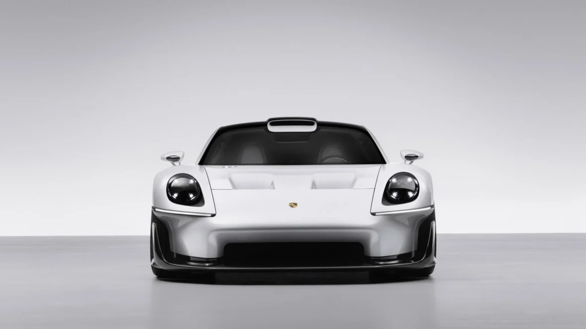Front view of the Porsche Mission S