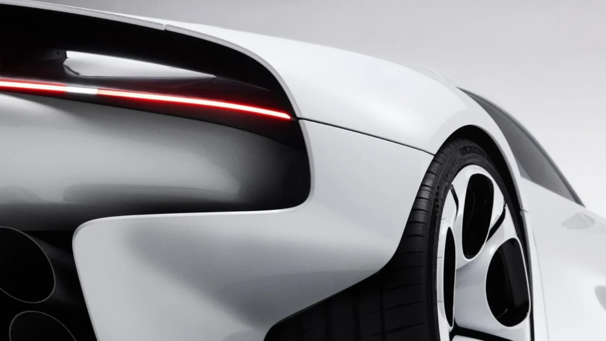 Porsche Mission S rear light detail