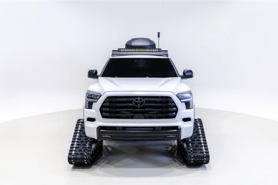 Toyota Sequoia Snowhunter concept on snow tracks