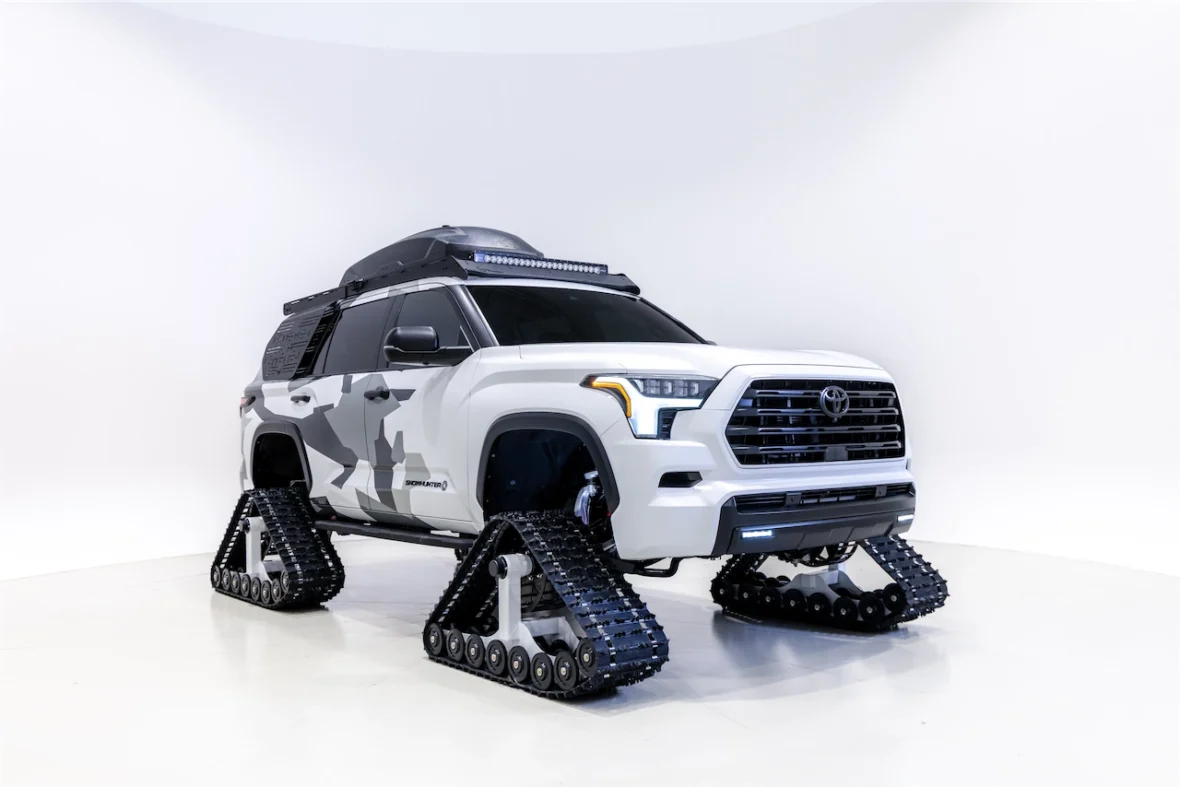 Toyota Sequoia Snowhunter concept on snow tracks
