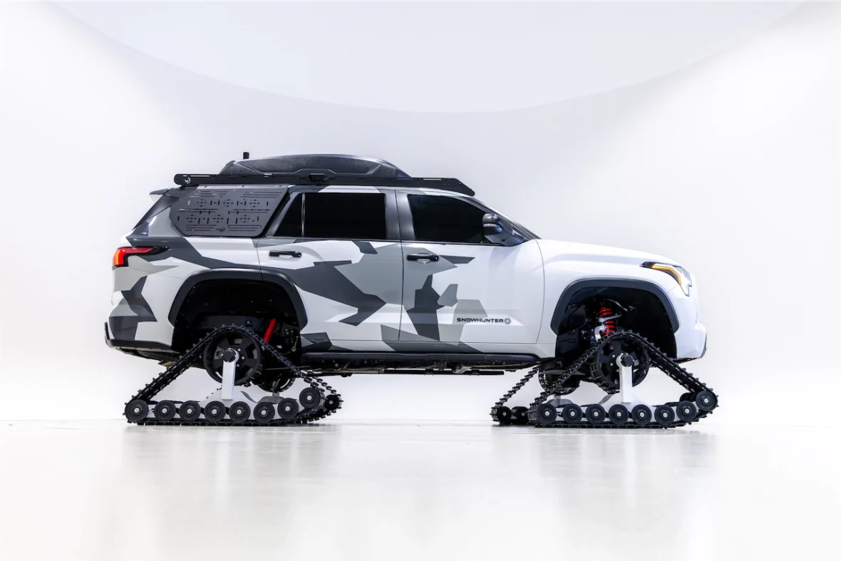 Toyota Sequoia Snowhunter concept on snow tracks