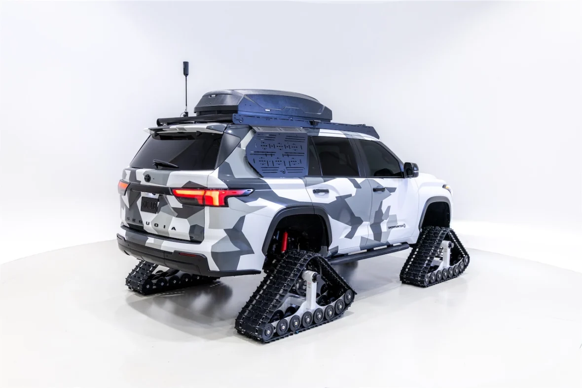 Toyota Sequoia Snowhunter concept on snow tracks