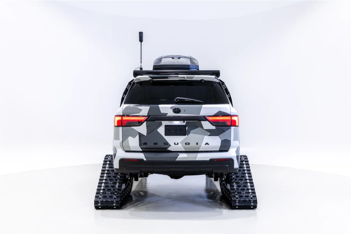 Toyota Sequoia Snowhunter concept on snow tracks