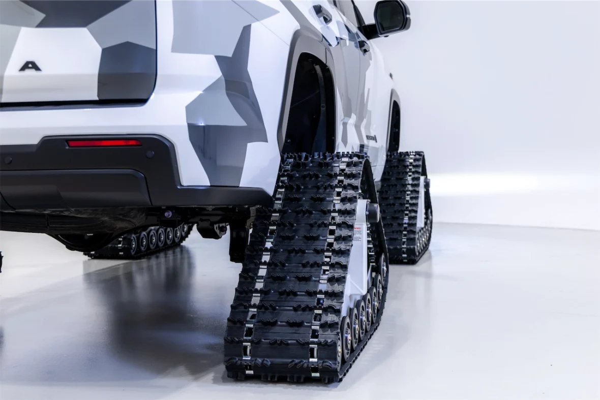 Toyota Sequoia Snowhunter concept on snow tracks