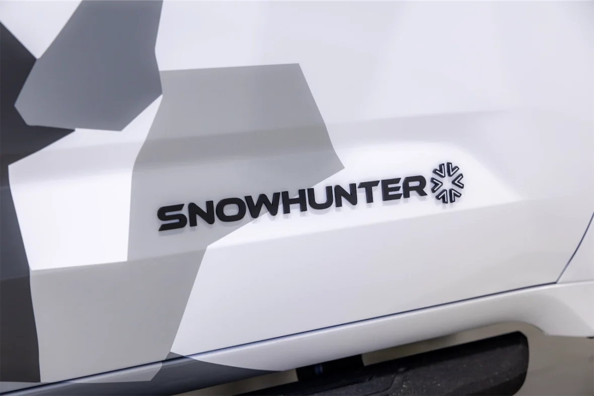 Toyota Sequoia Snowhunter concept on snow tracks
