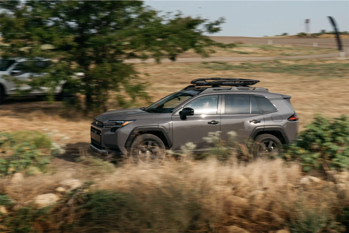 2026 Toyota RAV4 PHEV Woodland among trees and brush