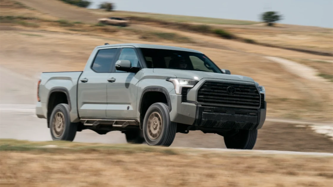 2027 Toyota Tundra SR5 Trailhunter on the Texas Truck Rodeo course