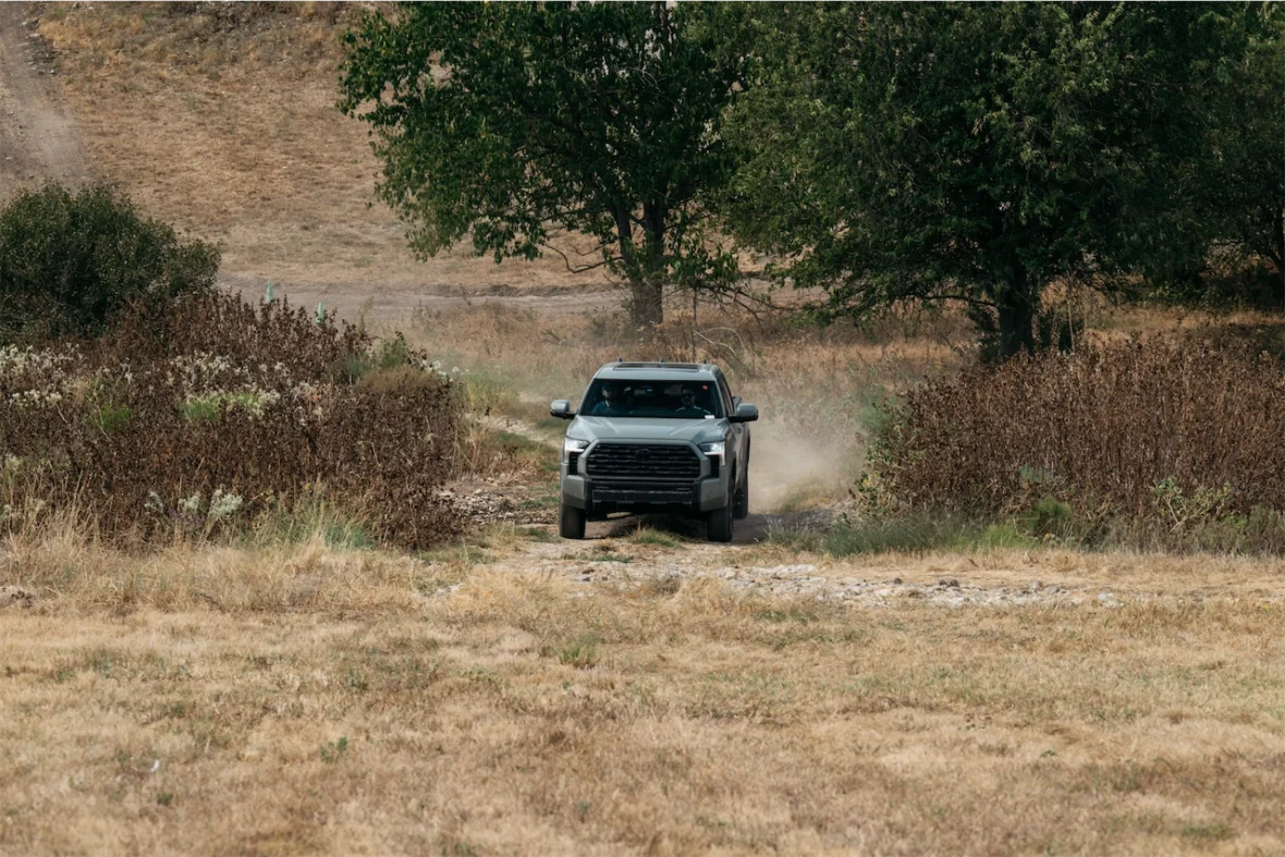 2027 Toyota Tundra Trailhunter on the Texas Truck Rodeo course