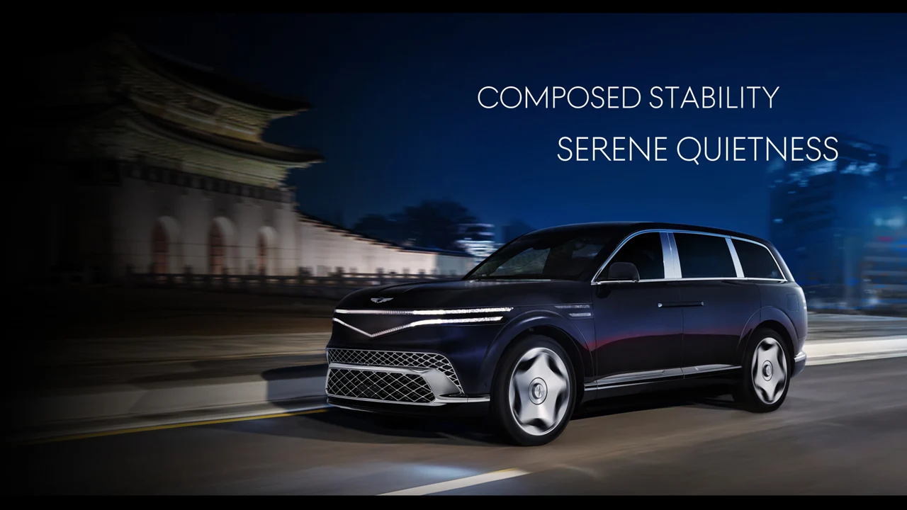 Genesis GV90 Takes Aim at Rough Roads and Cabin Noise