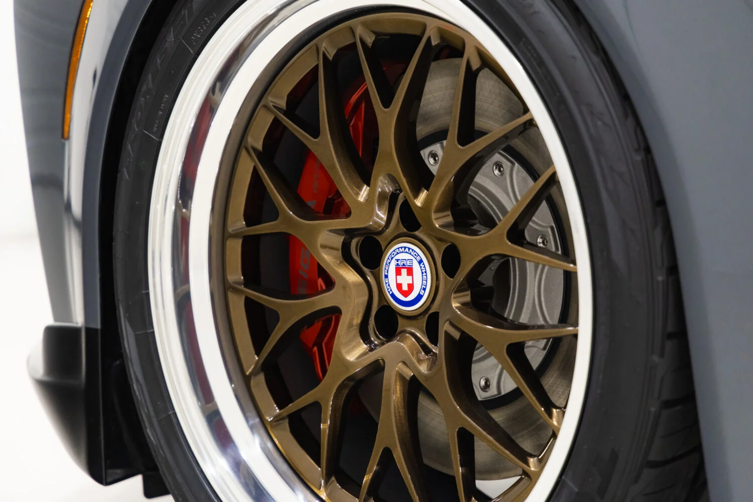 Crown Signia GT-S Concept HRE wheel and Lexus-sourced brake caliper