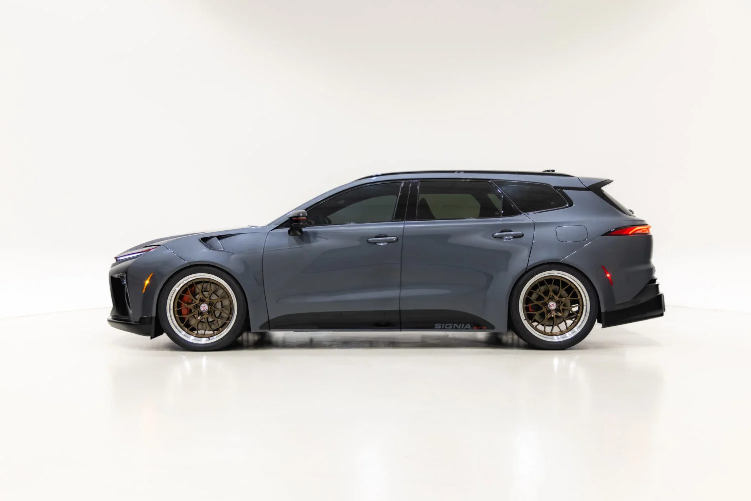 Crown Signia GT-S Concept side profile showing its lowered stance at SEMA 2026